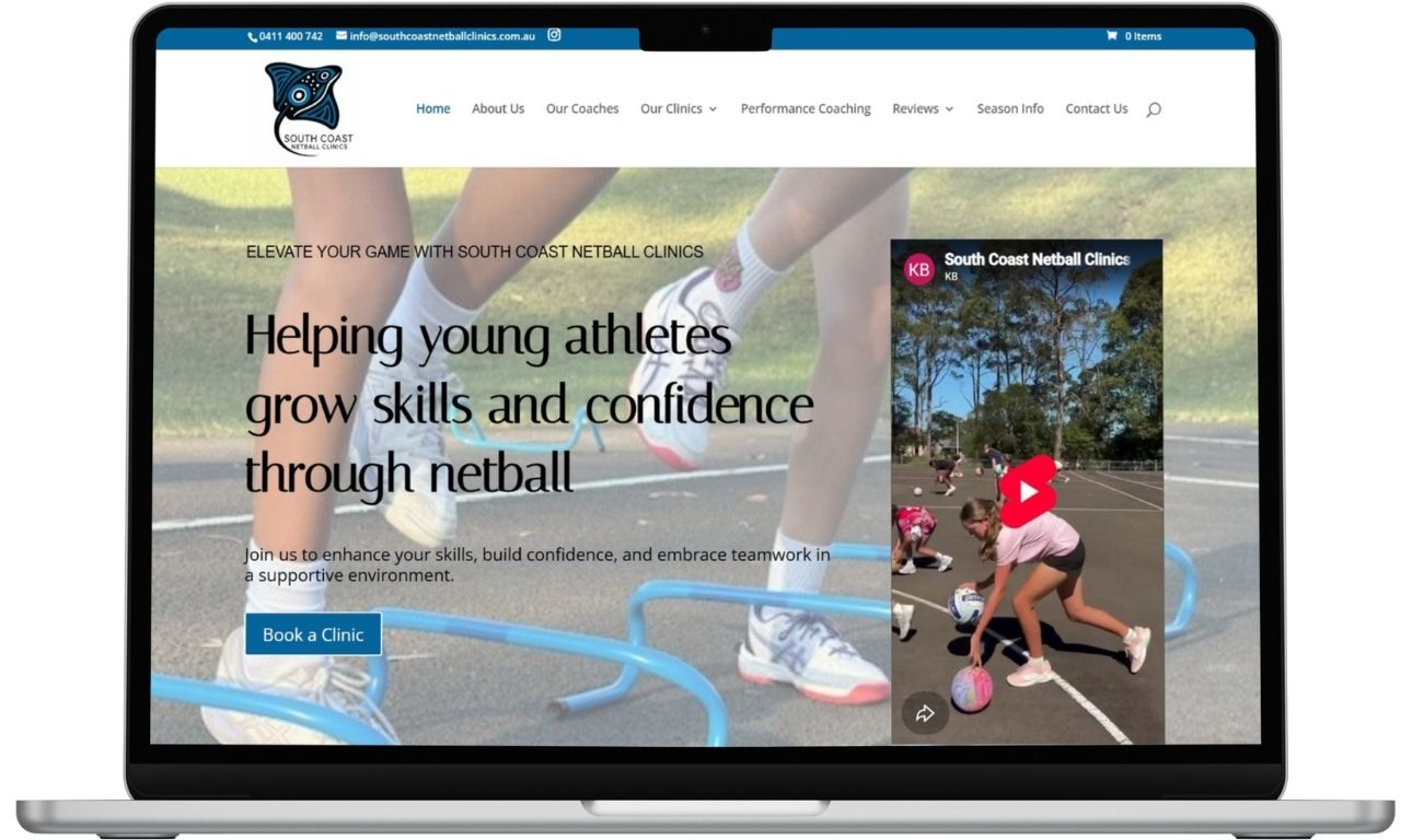 Website - South Coast Netball